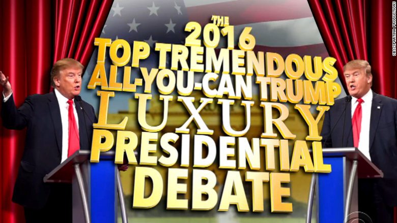 trump colbert debate