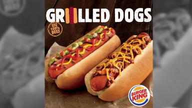 Burger King unveils hot dogs