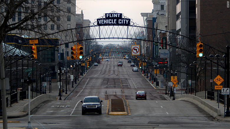 There are a lot of empty homes in Flint, Michigan