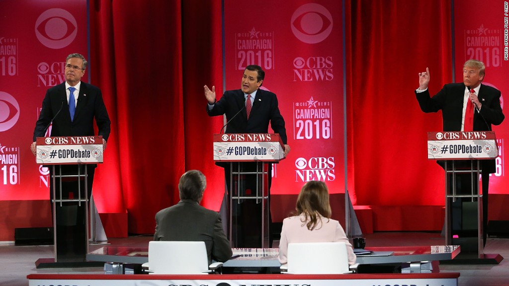 The CBS Republican debate in 2 minutes