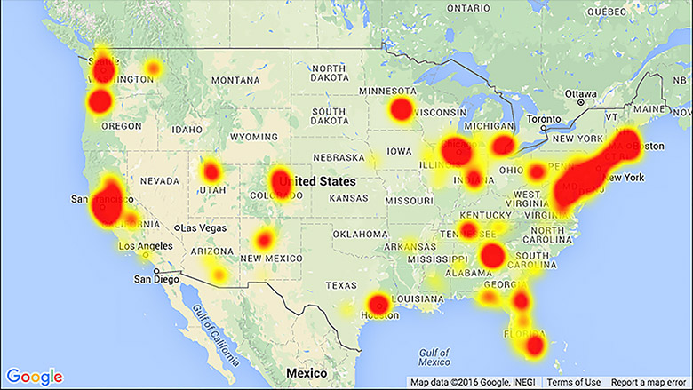 comcast outage map feb 15