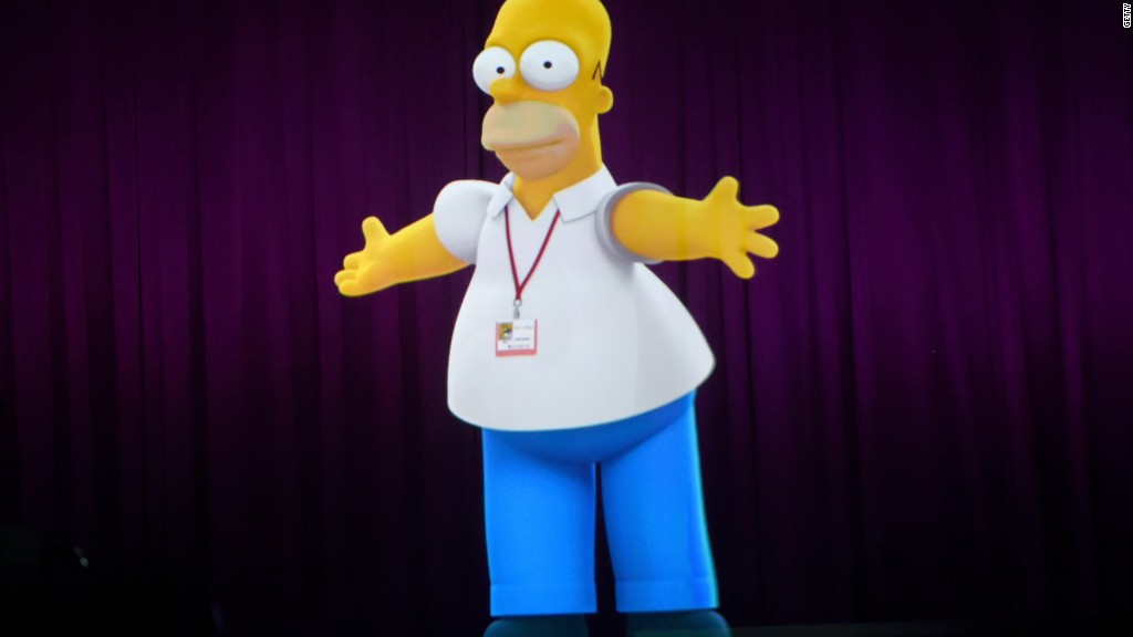 Live from Springfield, it's Homer Simpson