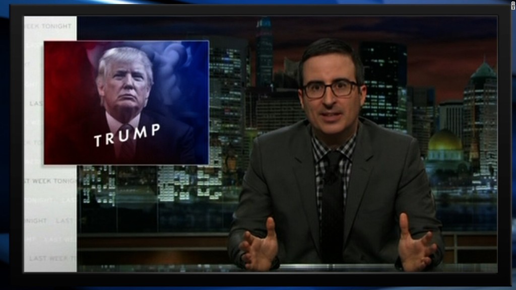 John Oliver takes on Donald Trump over white supremacist