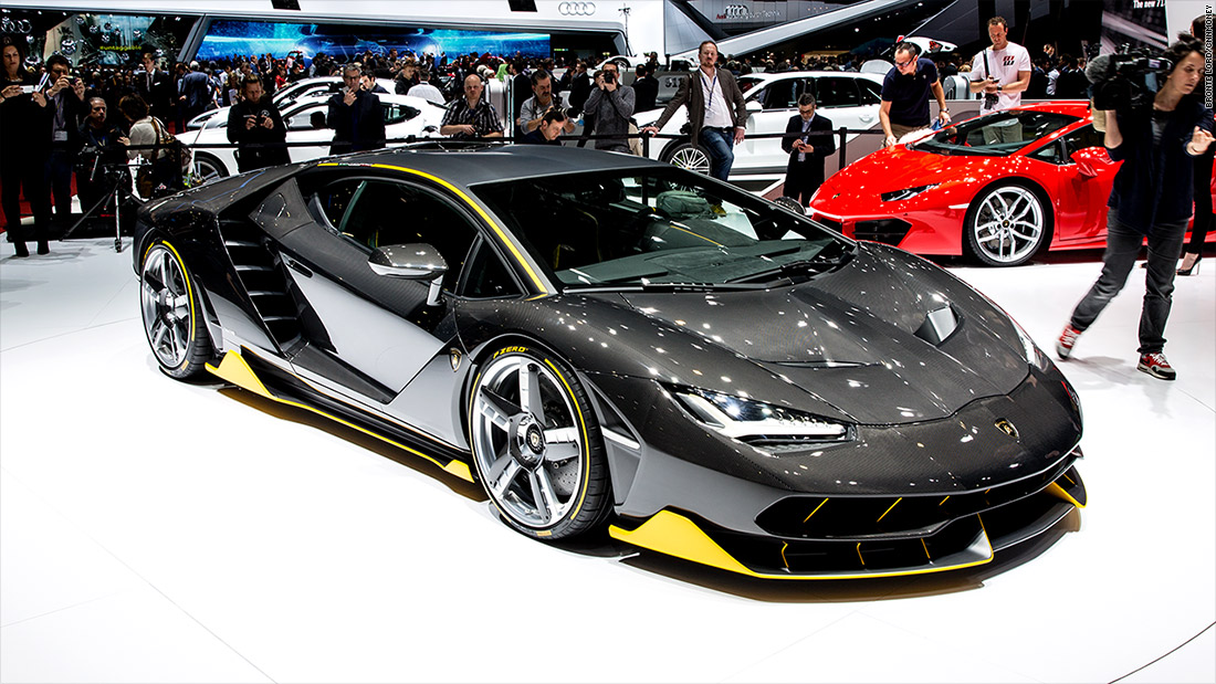 Lamborghini Centenario - Cool cars from the 2016 Geneva Motor Show -  CNNMoney