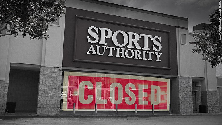 sports authority closed