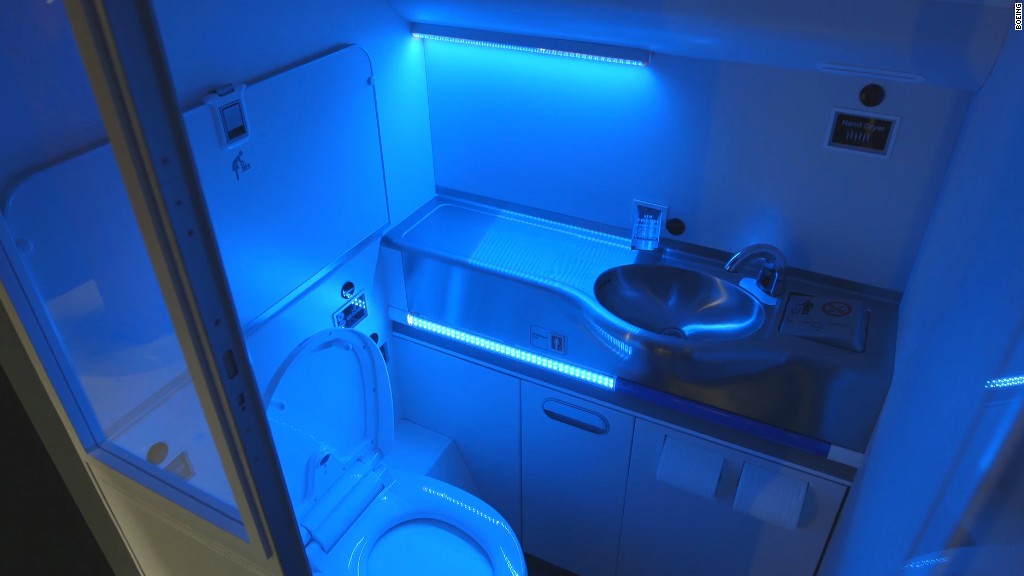 Your next flight could have a self-cleaning bathroom