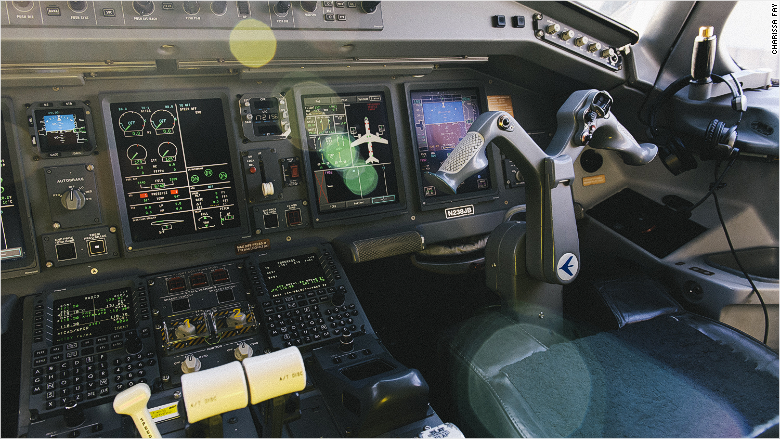 JetBlue plane interior