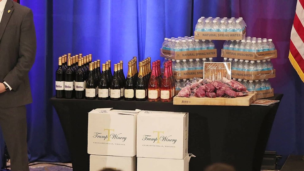 Donald Trump: 'We make the finest wine'