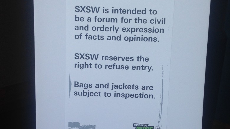 sxsw summit sign