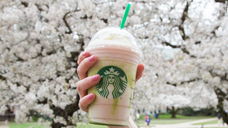 starbucks cherry blossom frappuccino