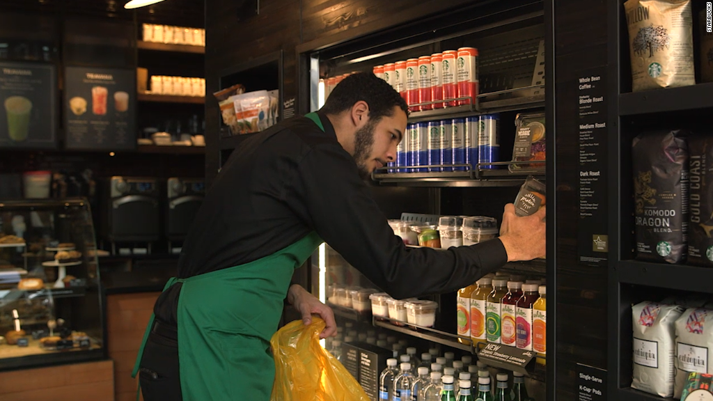 Starbucks is done throwing away food