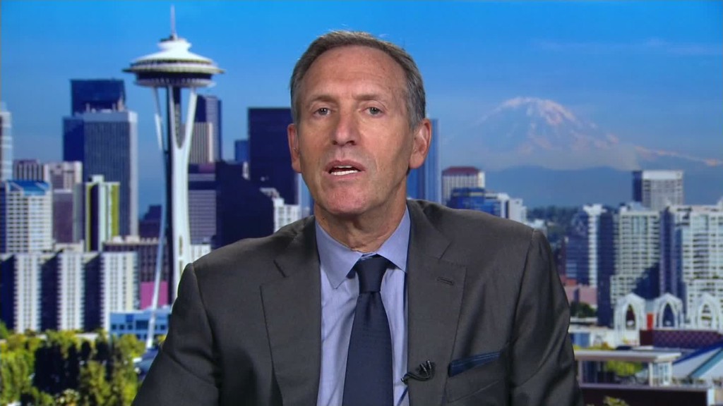 America's political climate is a 'tragic situation,' says Starbucks CEO