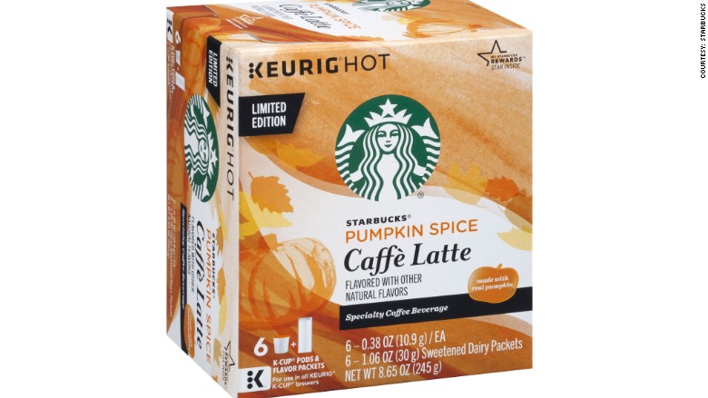 Starbucks launches Pumpkin Spice Latte Kcups