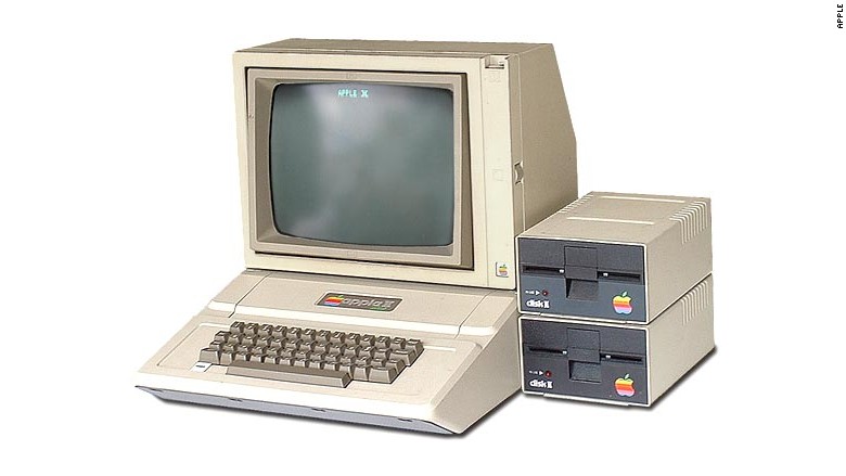 80s apple ii computer
