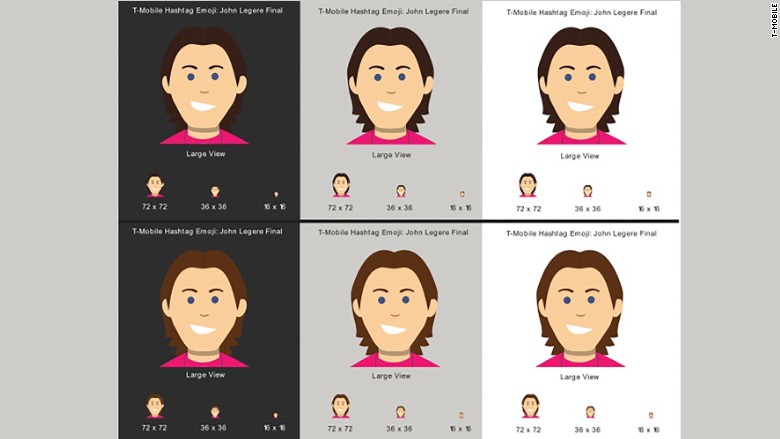 john legere twitter emoji