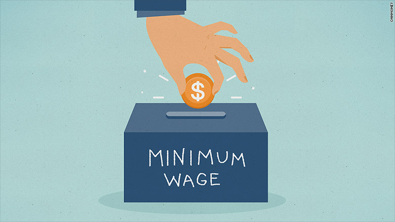 minimum wage illustration