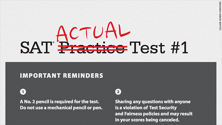 SAT leaked actual test