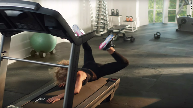 taylor swift treadmill fall