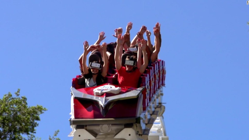 Take a ride on a VR roller coaster