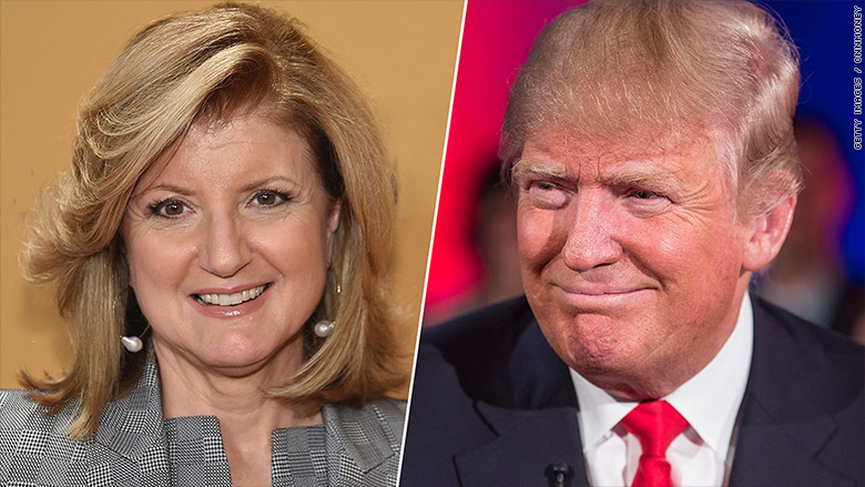 Trump Huffington split