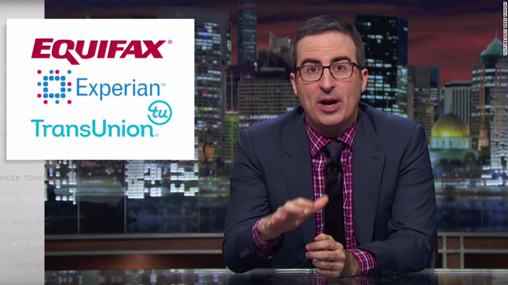 John Oliver takes credit bureaus to task