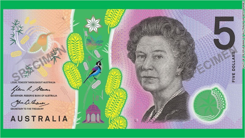 australia $5 banknote