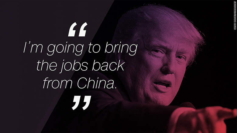 donald trump china jobs