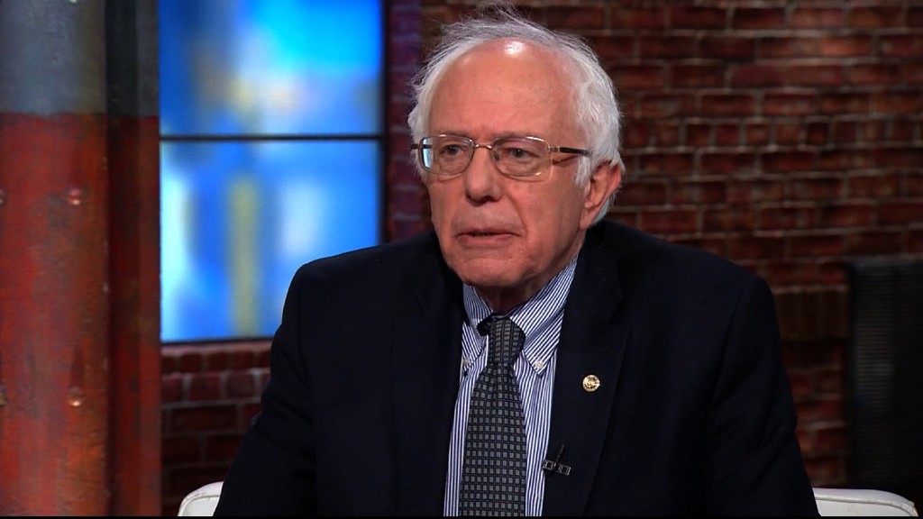 Bernie Sanders: We can create wealth without Wall Street