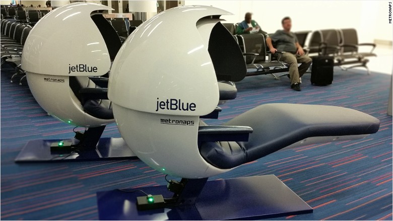 JetBlue now has nap pods at JFK airport