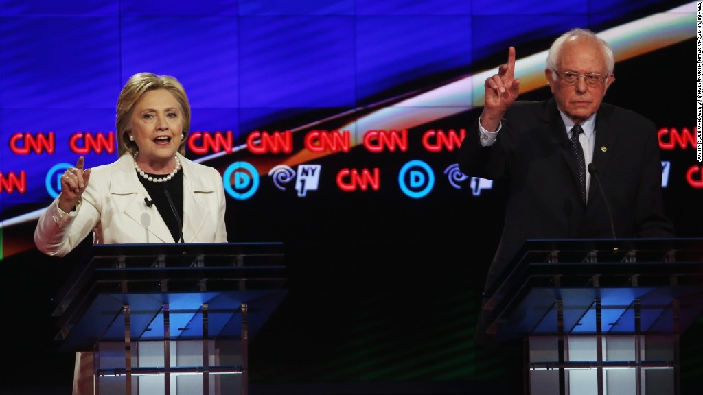 Bernie Sanders, Hillary Clinton battle over big banks