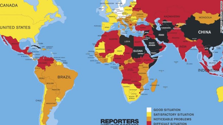 world press freedom index