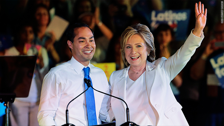 julian castro hillary clinton dem 2016