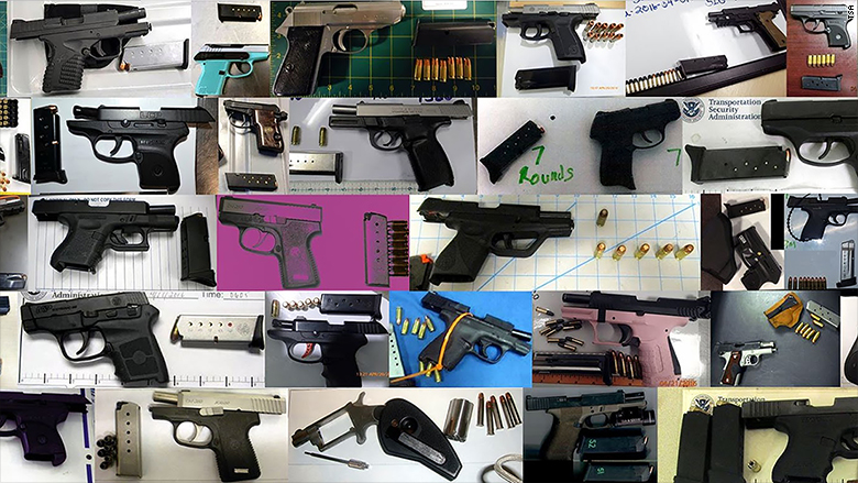 TSA finds record 73 firearms in carry-on bags last week