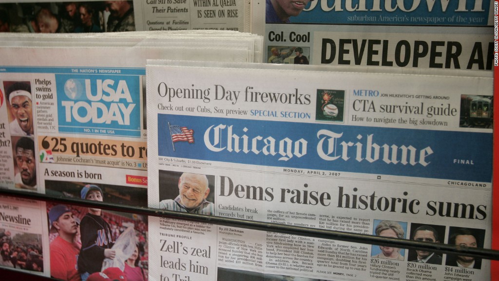 Why does Gannett want to buy Tribune Publishing?