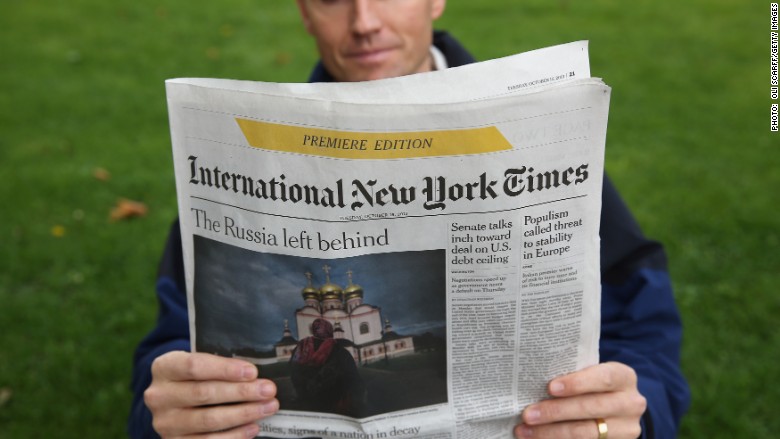 international new york times