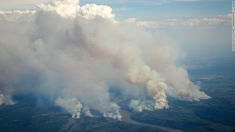 fire oil town Alberta Canada