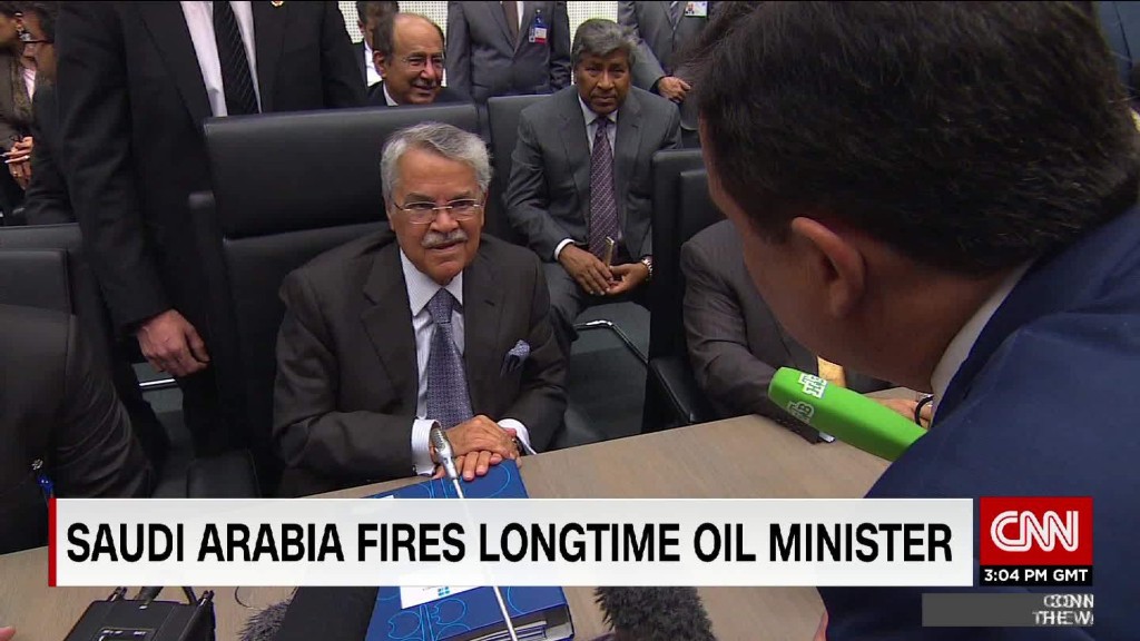 Saudi Arabia fires longtime oil minister