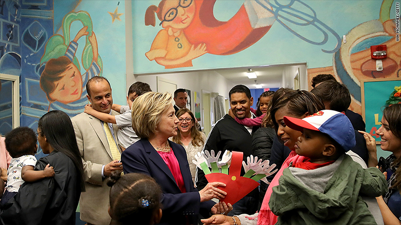 hillary clinton childcare costs