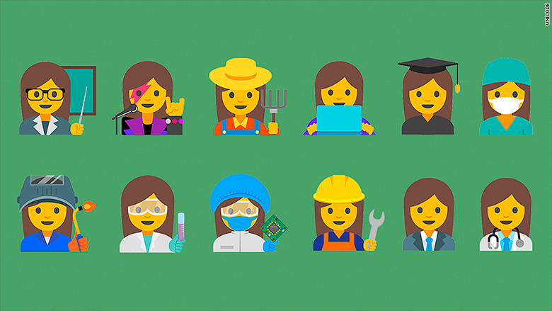 female profession emojis