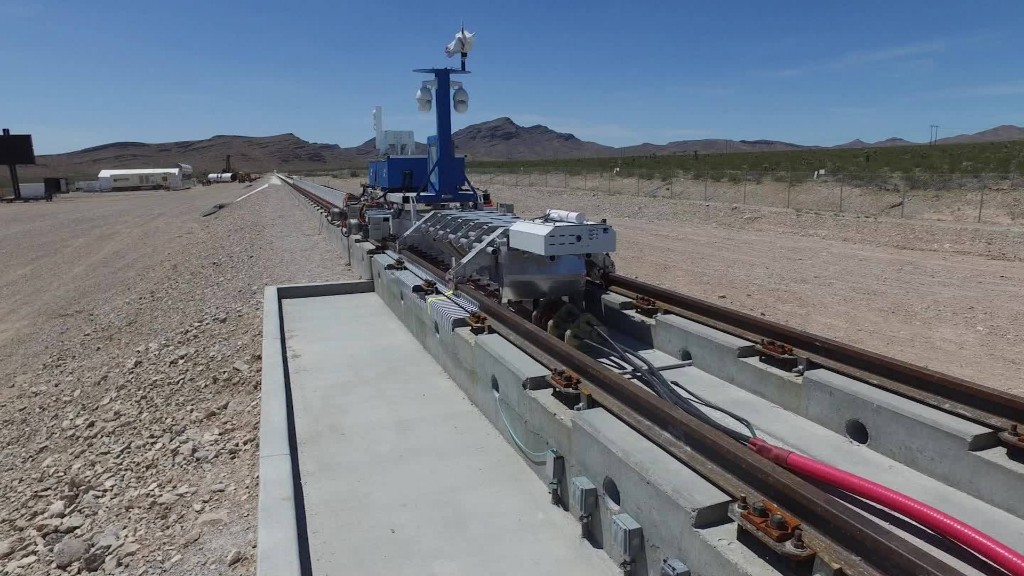 See Hyperloop One's first high-speed test