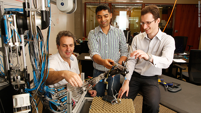 five fingered robot hand researchers