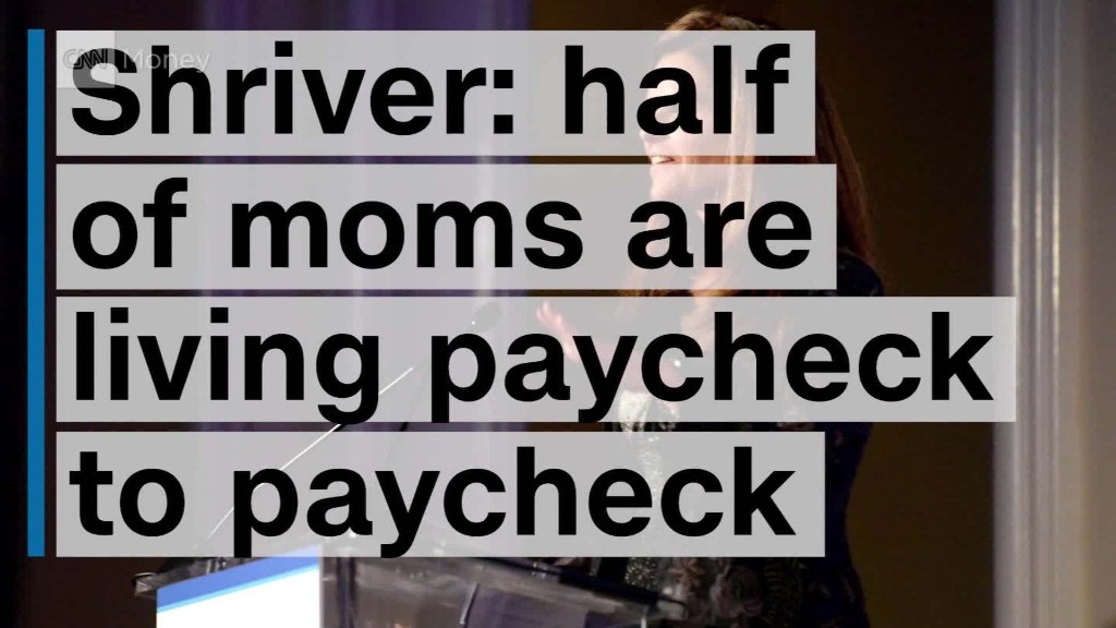 Maria and Mark Shriver: Over 50% of moms are living paycheck to paycheck 