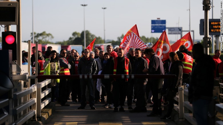 France union protests