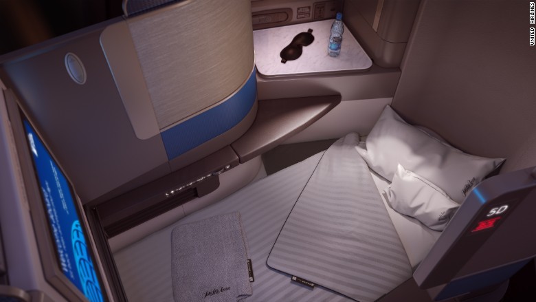 United Airlines unveils new luxury business cabin