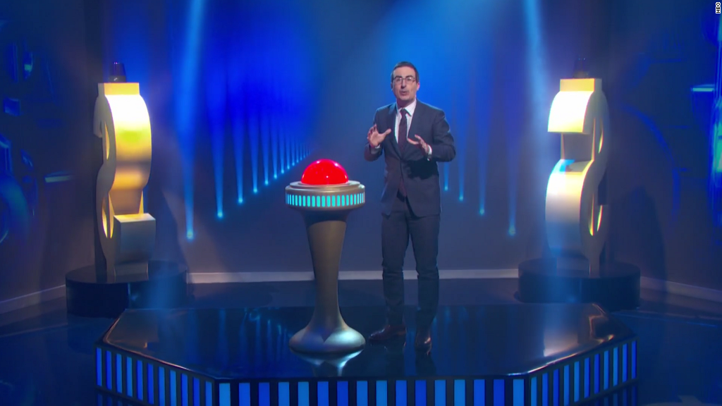 John Oliver takes on debt-collection industry, makes TV history