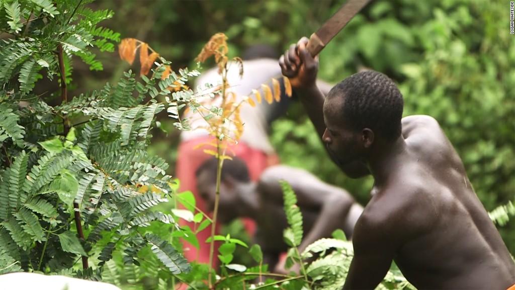 He was a high-paid oil worker. Now he's farming to feed his country.