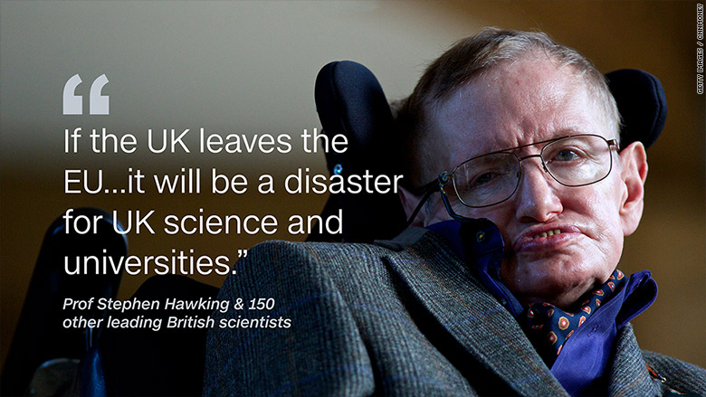 stephen hawking uk leaving eu