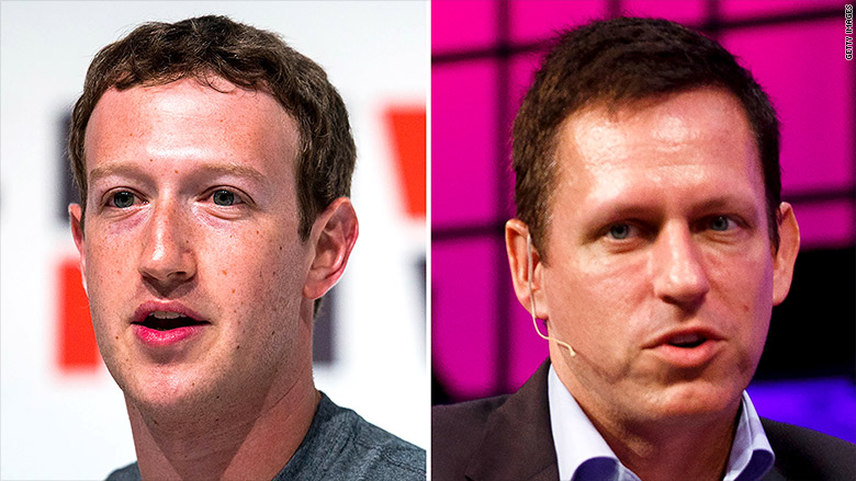 mark zuckerberg peter thiel