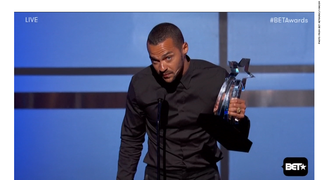 Jesse Williams steals the show at BET Awards