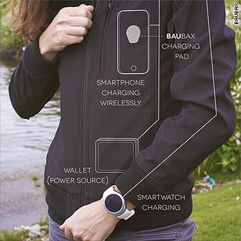These clothes can wirelessly charge your phone